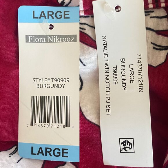 Flora Nikrooz Natalie 2-Piece Pajama Set NEW With TAGS - Picture 7 of 16